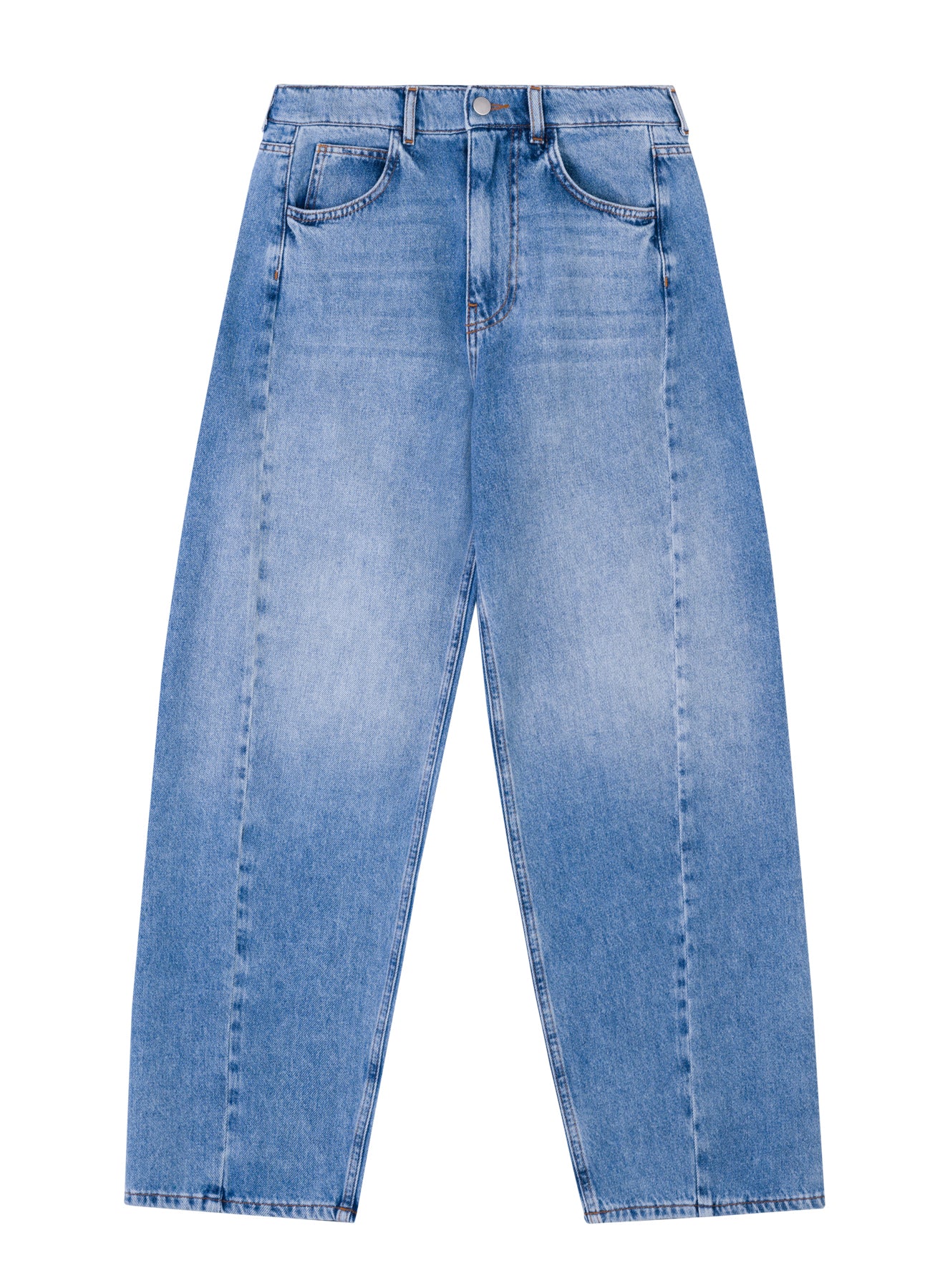 Denim Carrot Pants