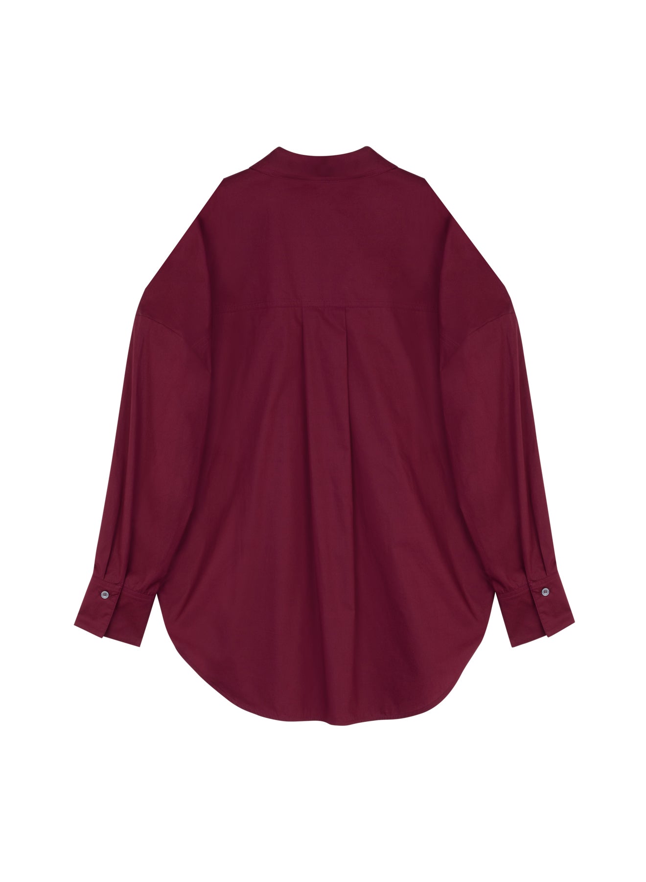 Burgundy Popeline Shirt