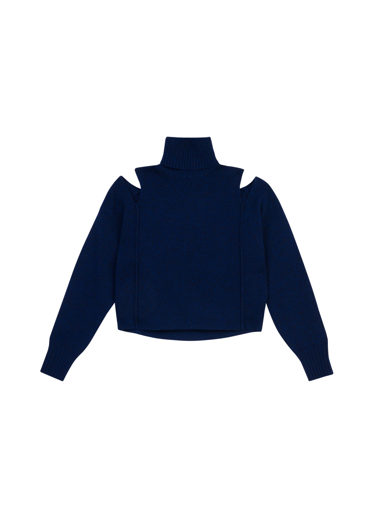 Carded Wool Cashmere Sweater