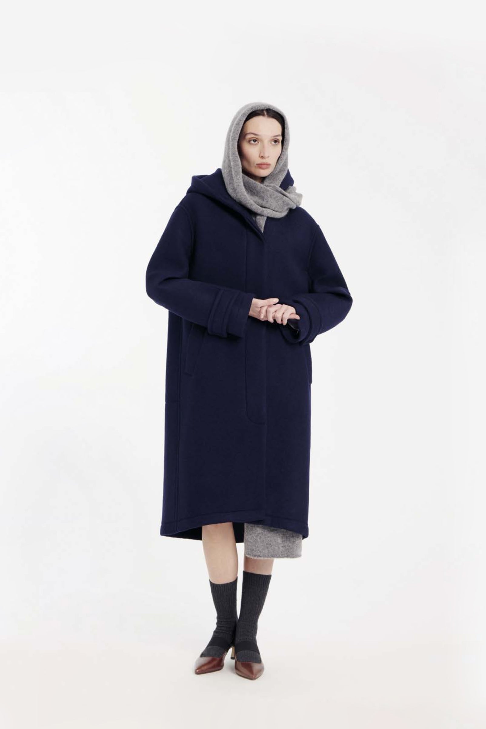 Bonded Knit Coat