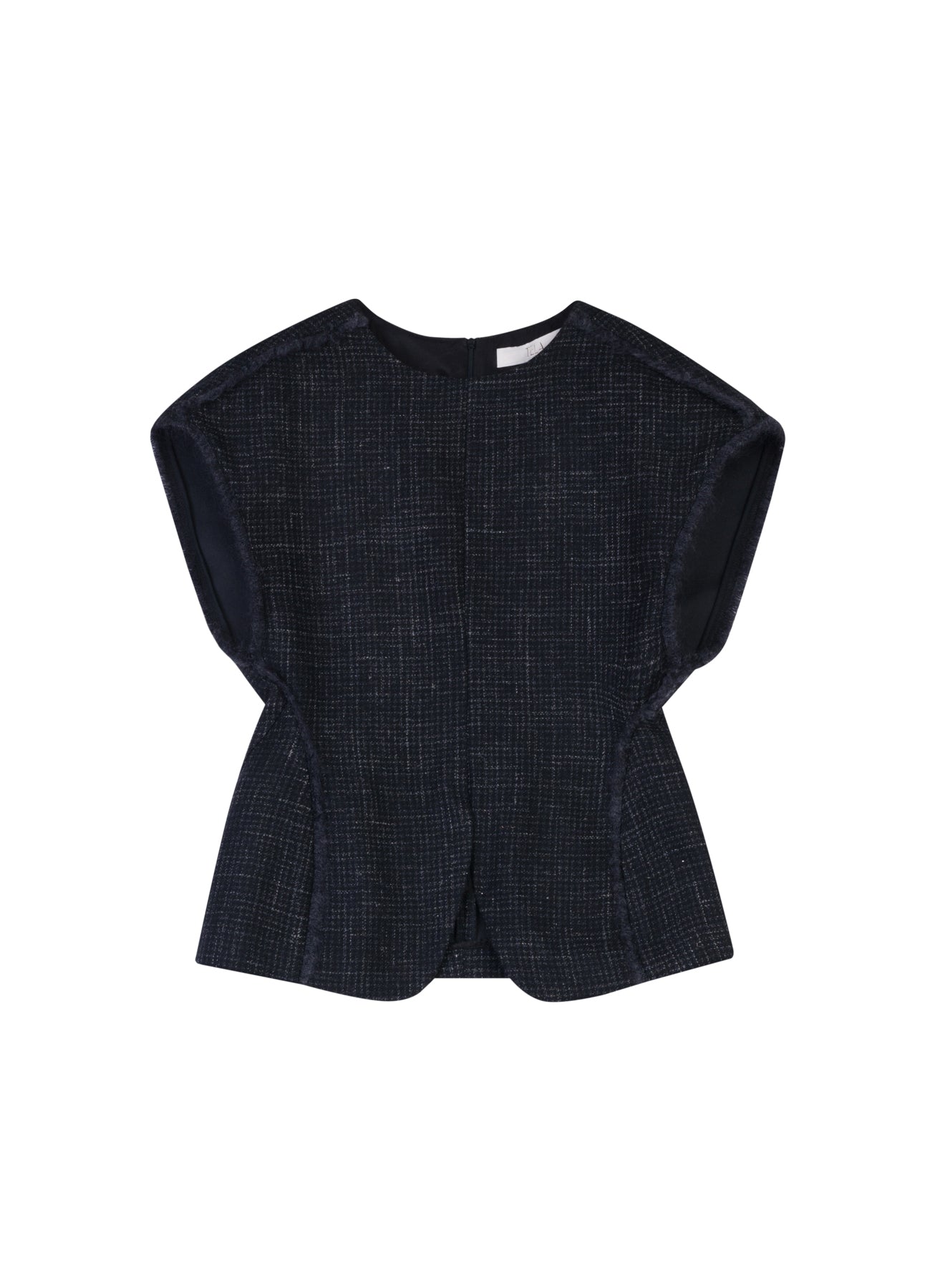 Patterned Wool Top