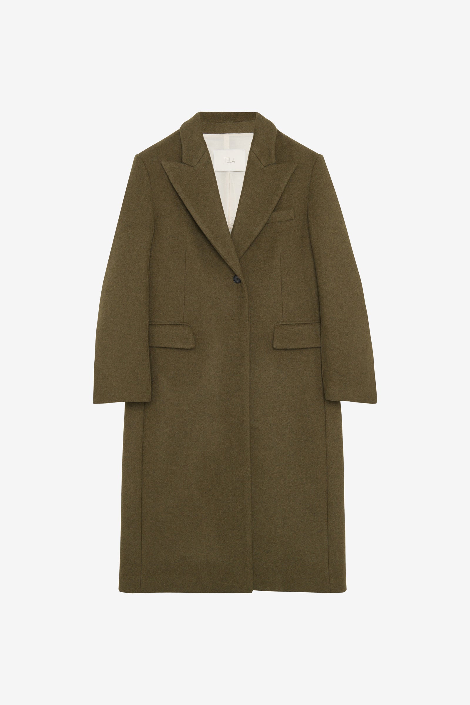 Cos green wool on sale coat