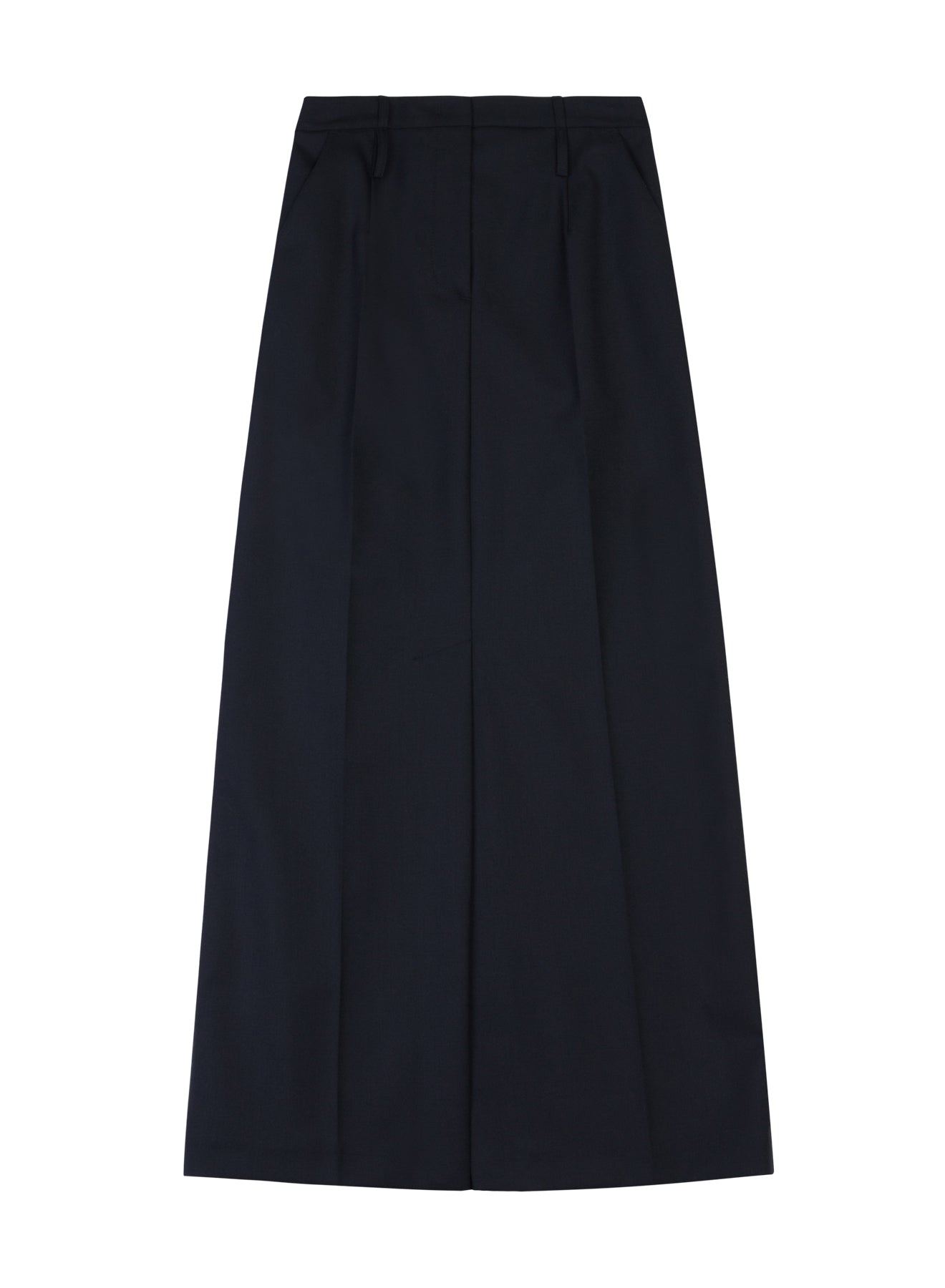 Maxi Skirt In Technical Wool