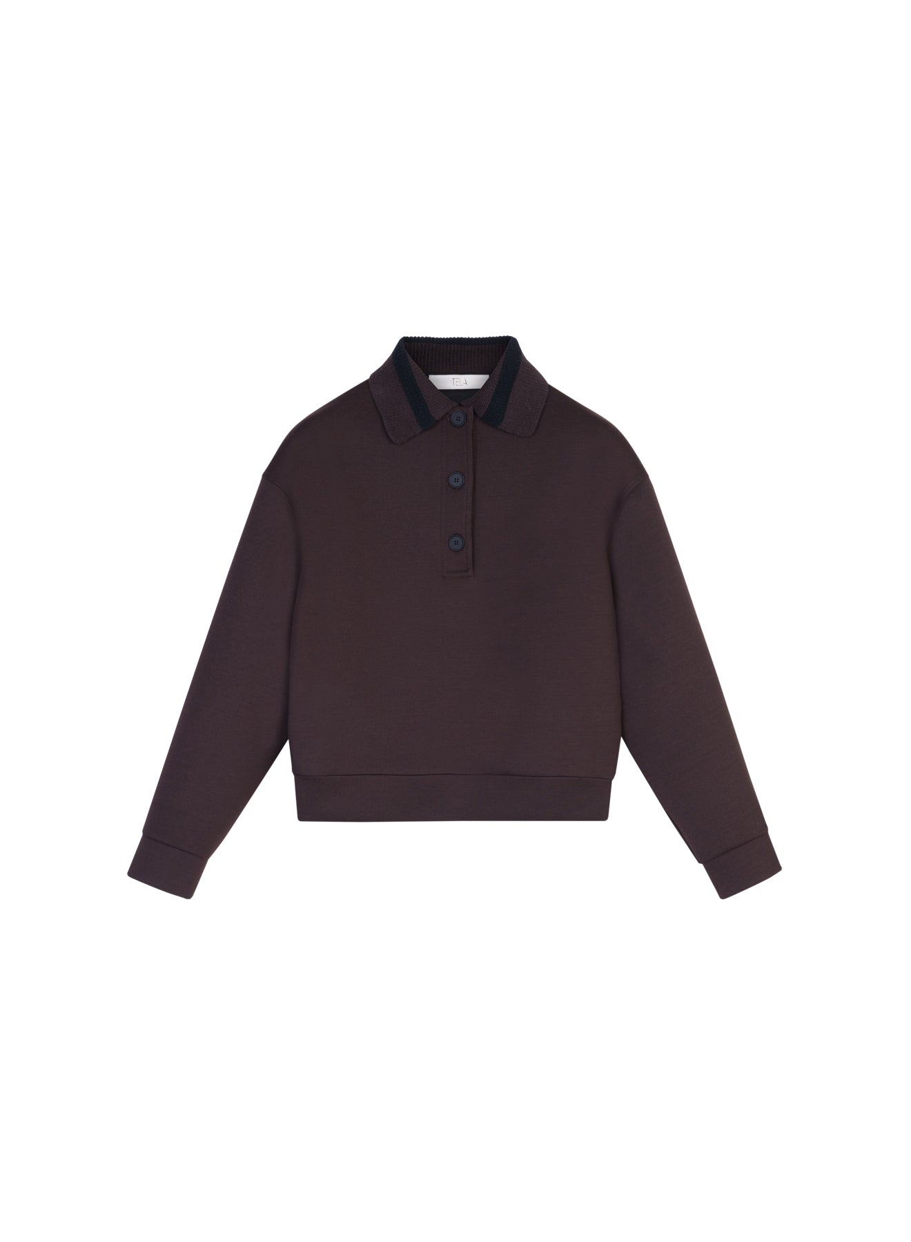 Scuba Jersey Polo Sweatshirt